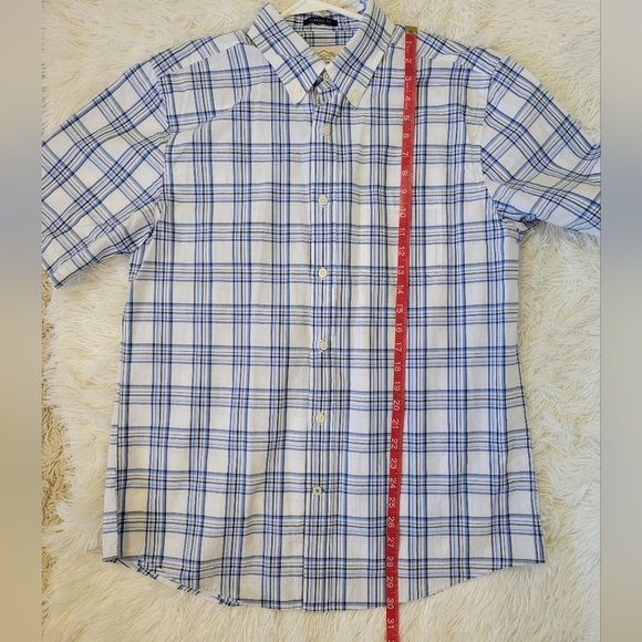 St. Johns Bay Legacy Poplin Mens button up shirt size Medium - Picture 4 of 5